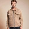 European & American High Street Deerskin Velvet Jacket: Unisex, Trendy Outerwear with Zipper and Large Pockets