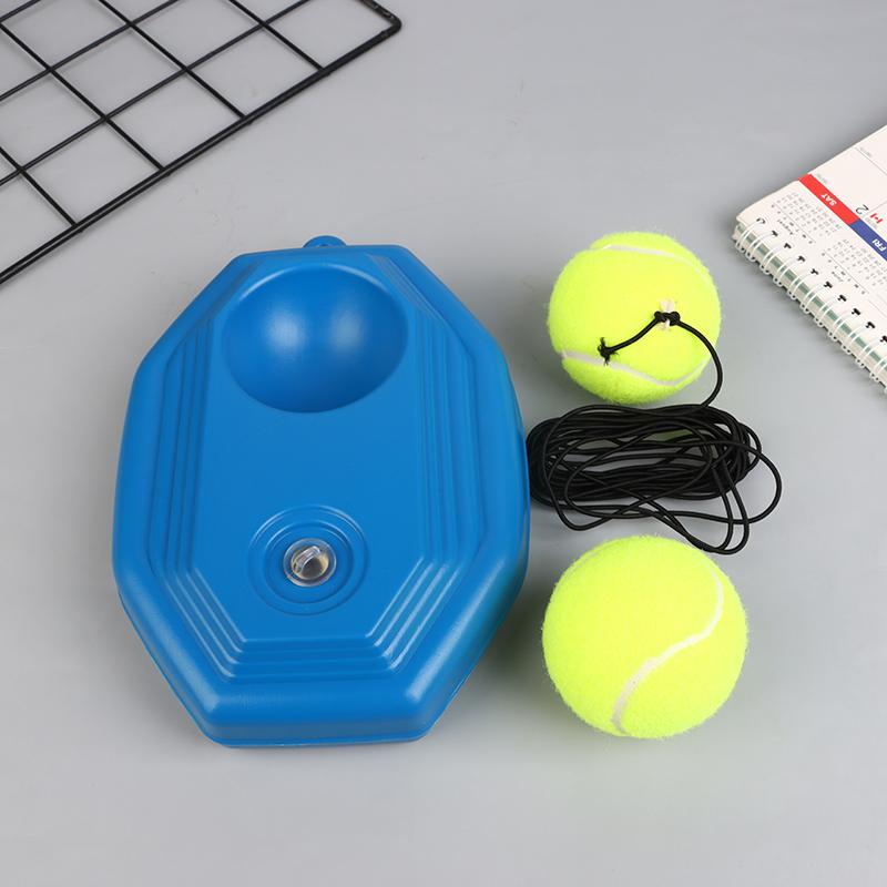 Portable Solo Tennis Trainer Rebound Tennis Ball With String Rope Self Tennis Practice Training Tool For Adults Kids Beginners