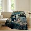 Science fiction film P pacific R rim Blanket For Sofa Office Bed Plane Travel Sleep Read Relax Camping Soft And Warm
