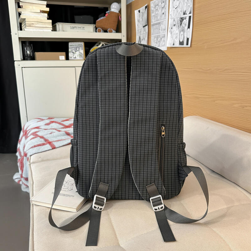 Plaid Women's Travel Backpack Student Class Backpack