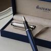 Waterman Expert Deluxe Metallic Blue CT Fountain Pen, Fine Nib, Gift Boxed, Officially Imported, Product Number 2187503