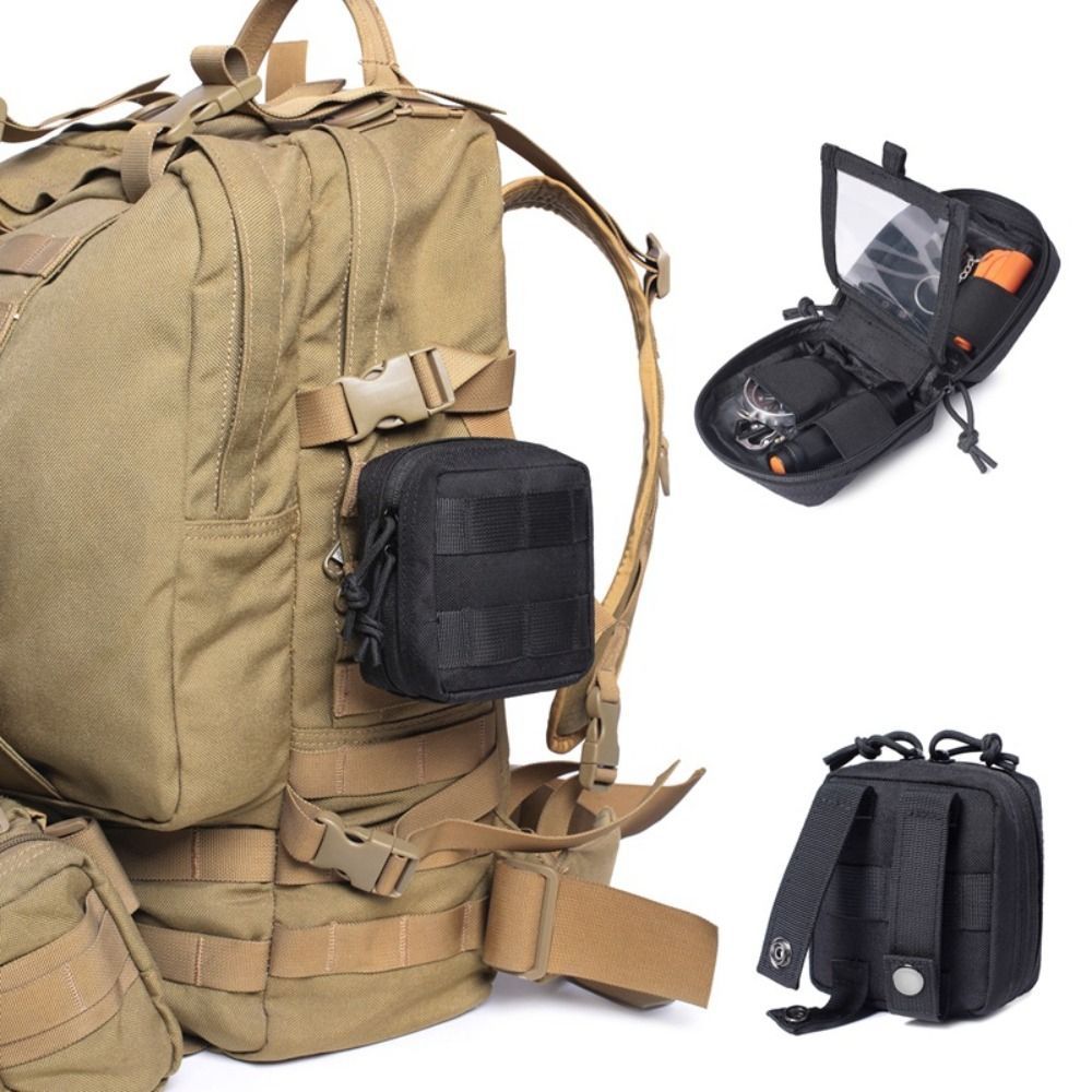 Waist Belt EDC Pouch Compass Flashlight Tool Pack Bag EDC Waist Bag  Camping Organizer