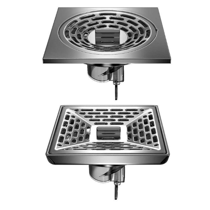  Shower Floor Drain Stainless Steel Floor Strainer  Drainer Bathroom Shower Strainer Filter With Removable Cover