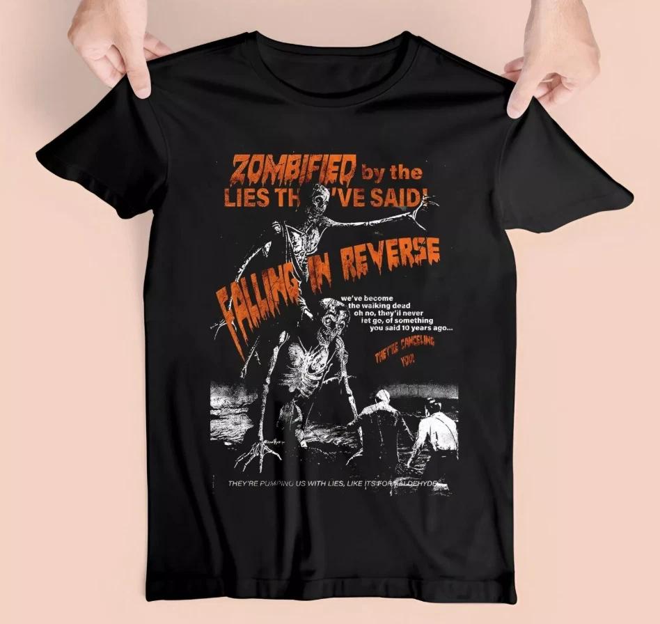 Редкая футболка Falling In Reverse Zombified Новая Унисекс S-5XL 2XL