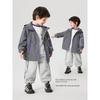 Right-Ou European-Style Boys' Outdoor Windproof Waterproof Jacket, Spring and Autumn 2026 New Children's Clothing, Kids' Windproof Jacket, Trendy