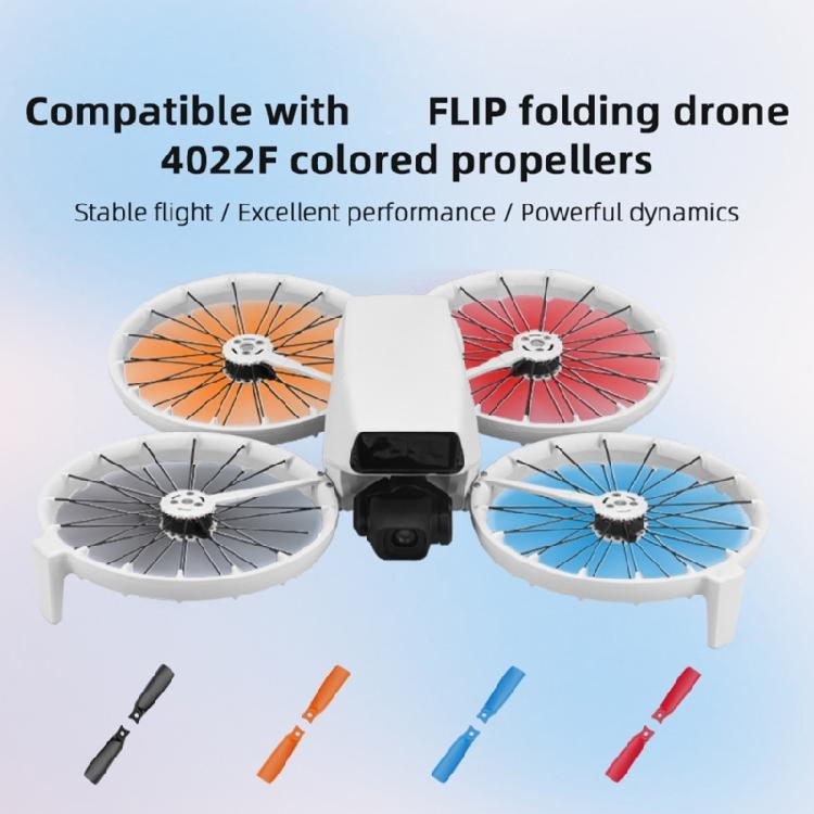 8pcs Quiet Flight Propellers Kit For Flip Drones Enhances Stability And Extends Flight Duration With Easy Mounting