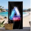 Asciugamano da Spiaggia Stampato a Tema Palazzo Asciugatura Rapida Super Assorbente Morbido Leggero Asciugamano da Bagno per Piscina Viaggi Estivi