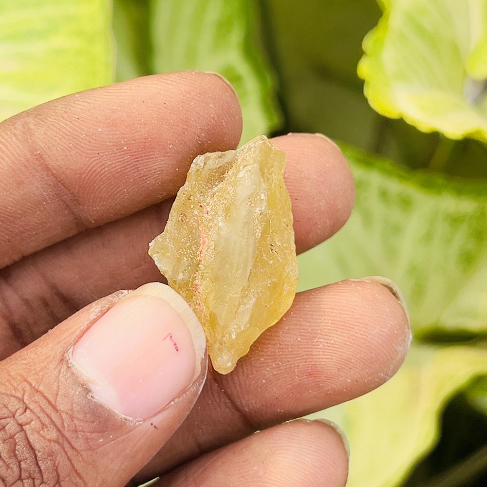 Natural Topaz Loose Gemstone 39.15 Ct Lemon Uncut Rough for Lapidary and Gem Collections