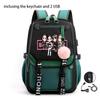 Stilvoller Urbaner Minimalistischer Sternenhimmel Rucksack Koreanische Girlgroup Park Chaeyoung Lisa Kim Jisoo Gleicher Stil Oxford-Stoff