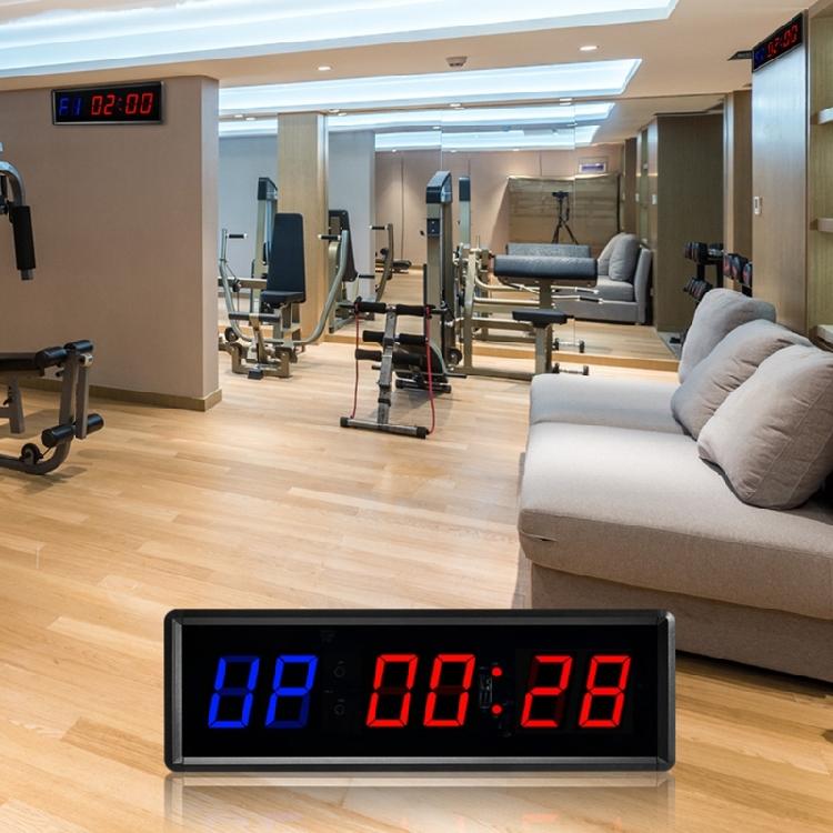 Large LED Display Electronic Wall Clock Timers Workout Timer With Count Up/Down Function for Gym And Personal Training