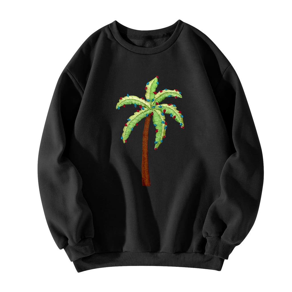 Women  Tops Women's Long Sleeve Sweatshirt Casual Crewneck Loose Fit Pollover Fleece Tops