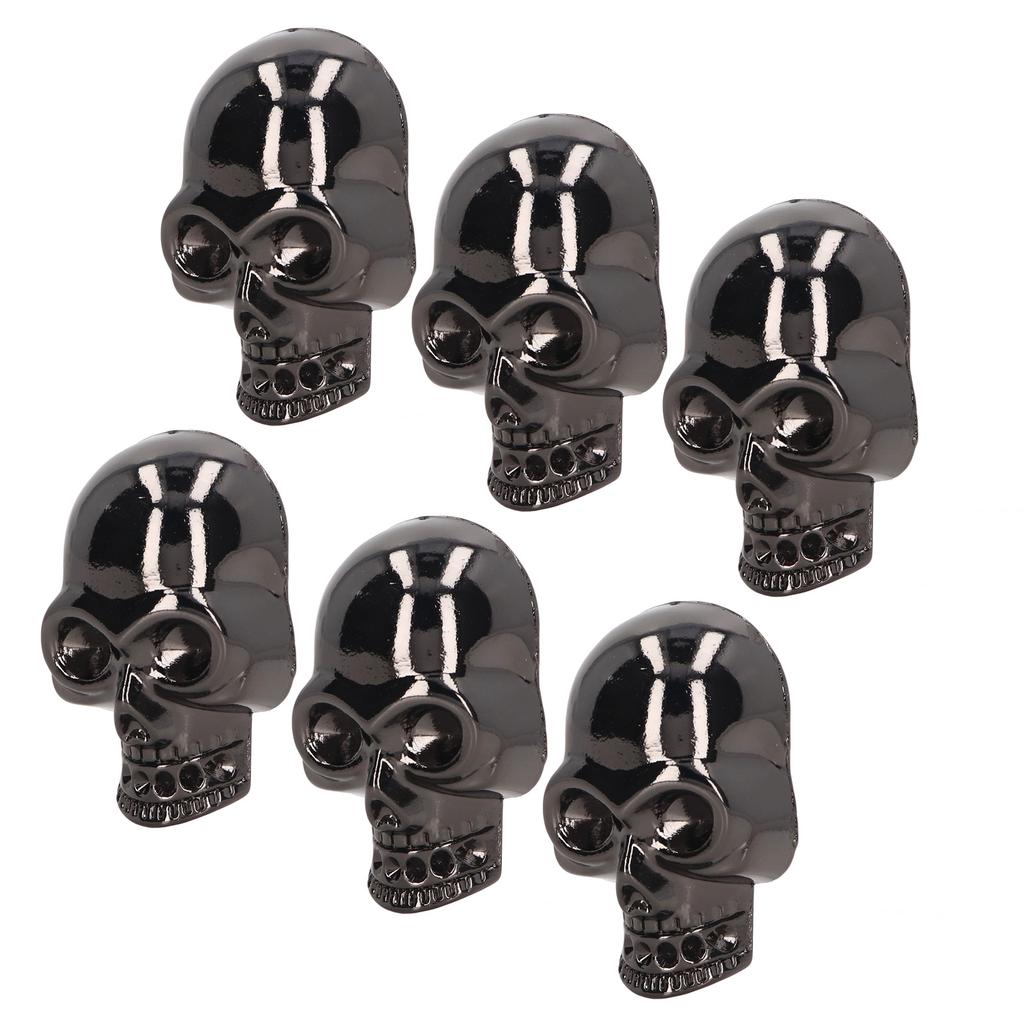 10 st Nits med dödskalle Gotisk stil Trendiga dödskalle-nitar Tillbehör för DIY Skor Kläder Väskor Nej