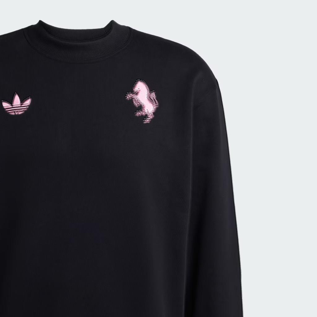 adidas Felpa con scollo rotondo e maniche lunghe, delicata sulla pelle, da uomo, felpa KC7798