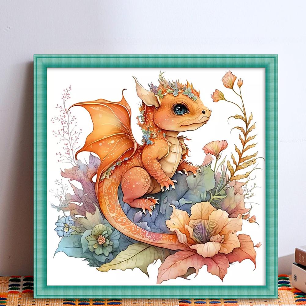 - Komplettes Stickerei-Kreuzstichset aus Öko-Baumwolle 11 CT bedruckt Vögel Art.