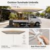 Base Fixator Patio Umbrella Heavy Duty Square Courtyard Umbrella Sunshade Umbrella  Garden