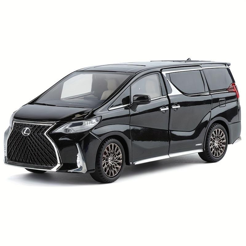 

TOYOTA MPV SUV die-cast model with Opening Doors Pull-Back Motion Sound Effects Manual Operation for LEXUS LX 300 Realistic Replica for Boys Girls чёрный