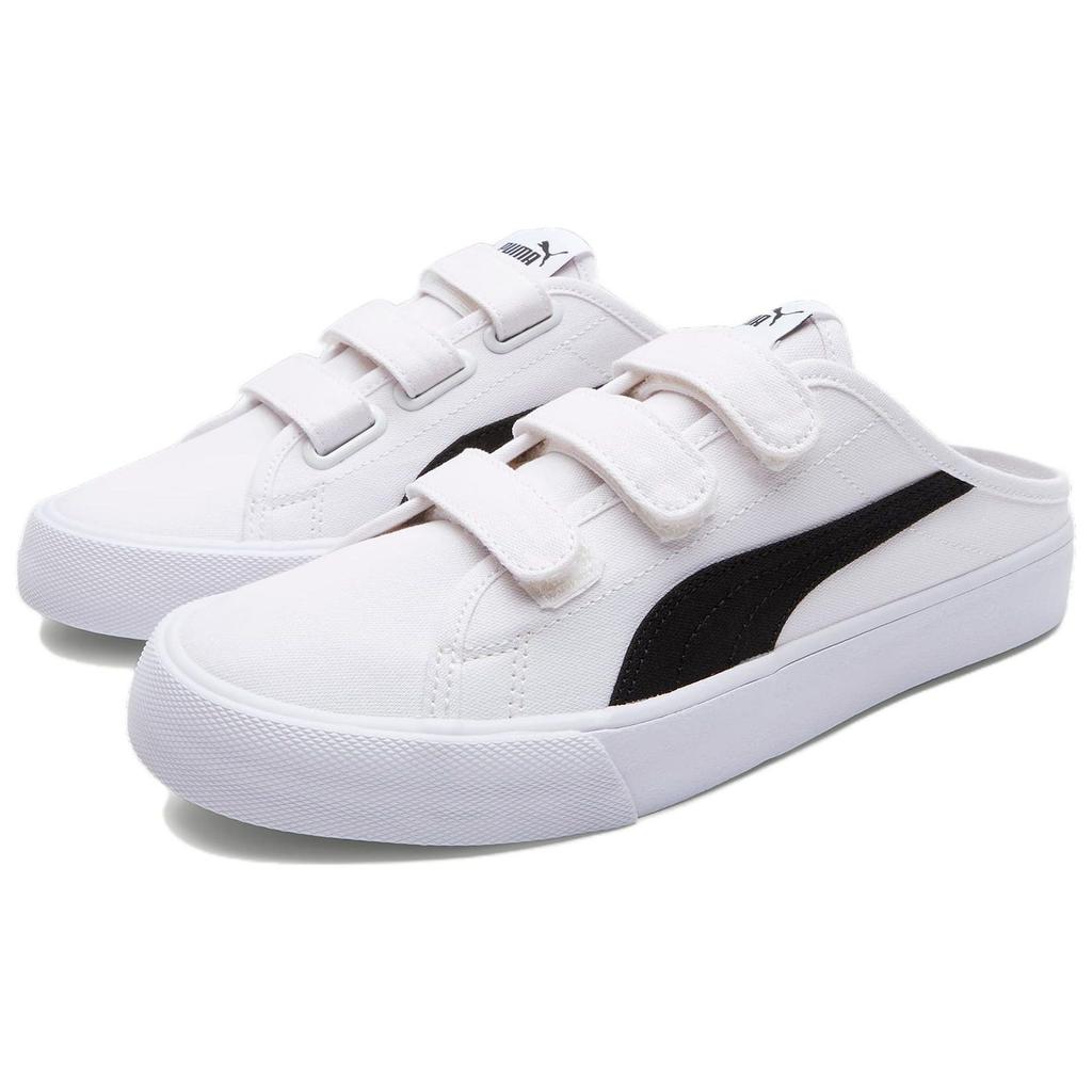 Puma Bari Mule Women's White Black Sneakers 394289-04
