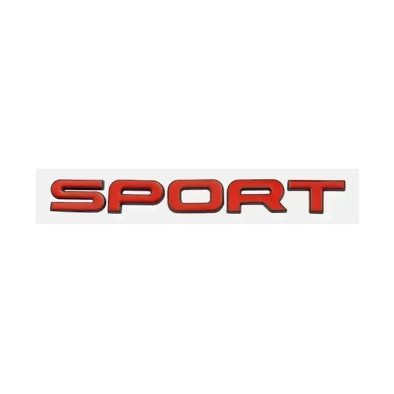 Car 3D chrome plated logo letter front hood sports badge For Land Rover RANGE ROVER ABS Sport HSE sticker decorative accessories BQ9