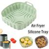 Non-stick Oven Trays with Handle Air Fryer Mat New Kitchen Baking Mold