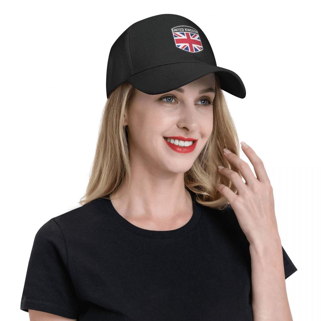 Custom Fashion Unisex British UK United Kingdom Flag Baseball Cap Adult Adjustable Dad Hat Unisex Women Sports Snapback Caps