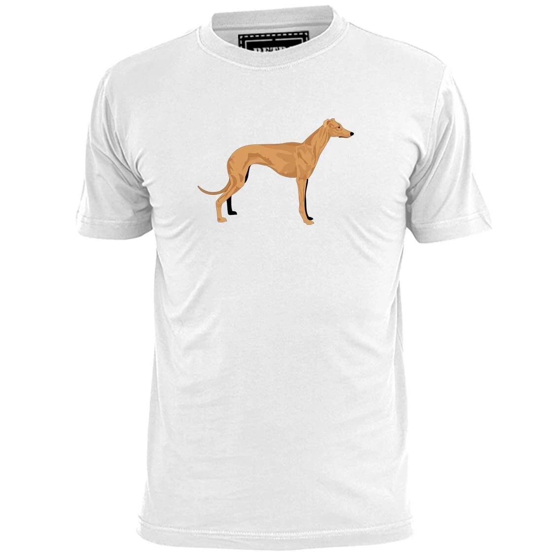 Mens Fawn Greyhound Dog T shirt Pet Pooch 3XL