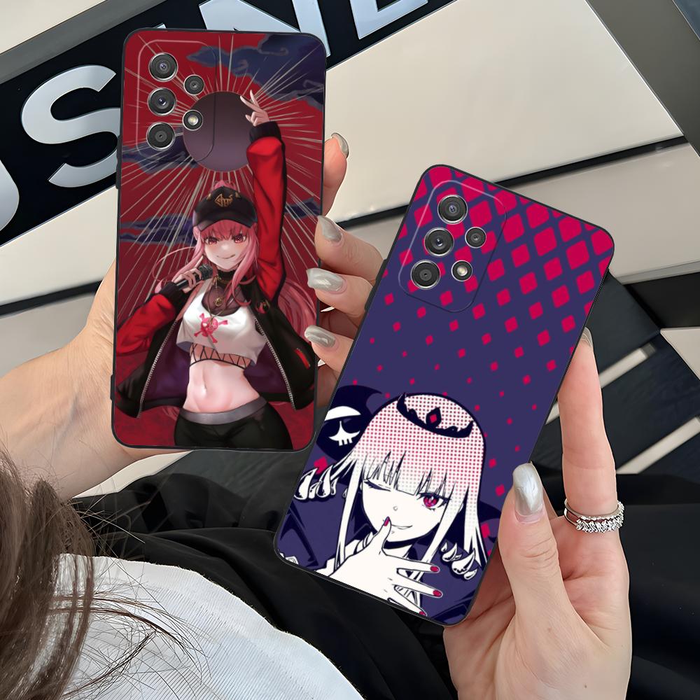 Holo Mori Calliope Matte TPU Mobile Phone Case for Samsung Galaxy A56 55 54 53 52 51 36 35 34 23 16 15 5G Colorful Cover