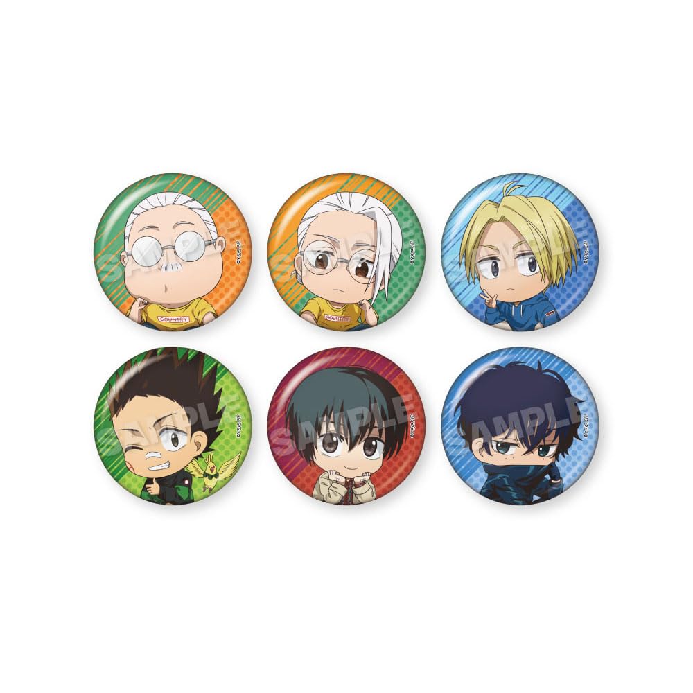 

SAKAMOTO DAYS Trading Mini Character Can Badges Crouching Ver. Box of 6