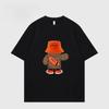 AmericanStyle Summer Pure Cotton RoundNeck LooseFitting Casual ShortSleeved TShirt For Unisex And Unisex Suitable For Couples