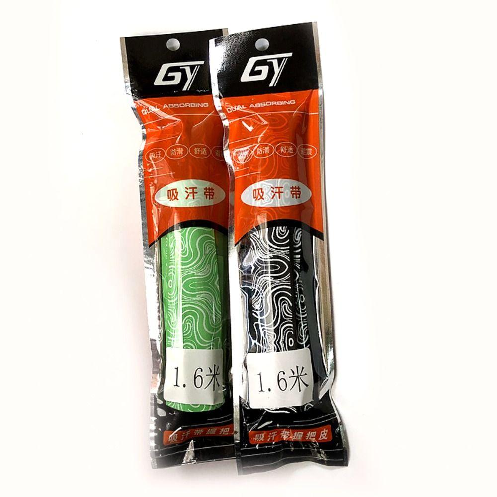 Gradient Colorful Fishing Rod Sweatband Thickened Badminton Racket Grip Tape Tennis Racquet