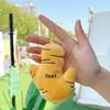 TikTok Style Cartoon Garlic Scallion Ginger Chili Plush Keychain Ornament Toy