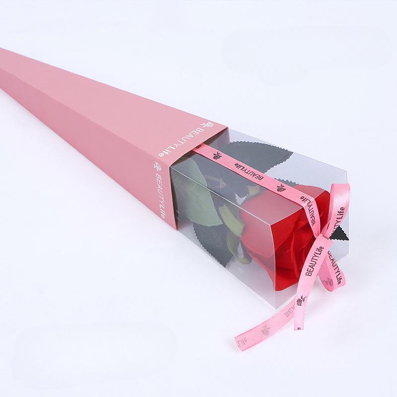 10 PC Rose single packaging box Flower packaging box bouquet bag Valentine's Day single flower packaging bag