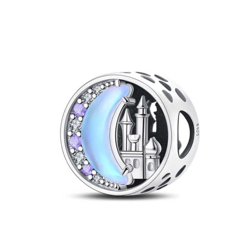 100% Copper Princess Dress Castle Witch Prince Dream Series Charms Beads Fit 3Mm Original Bracelets Diy Fine Jewelry Making