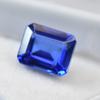10x8mm EXCELLENT Emerald Shape   Natural Blue Tanzanite Loose Gemstone