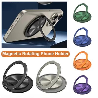 360 ° Rotation Metall Faltbare Telefon Halterung Ständer für Magsafe Drahtlose Lade Ring Halter für Iphone 16 Pro Max S25ultra