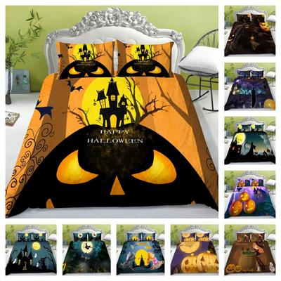 Duvet Cover Set Halloween Home Textiles Tith Pillowcse Highly Quilt Cover Teen Boy Girl King Size Bedding Soft Bed Set