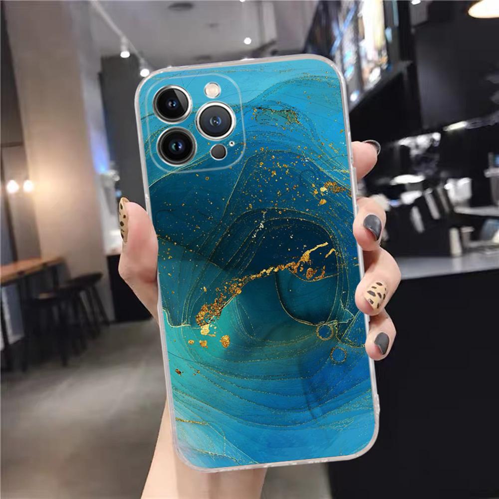 Marble fashion Phone Case For iPhone 15 14 11 12 13 Mini Pro XS Max Cover 6 7 8 Plus X XR SE 2020 Funda Shell