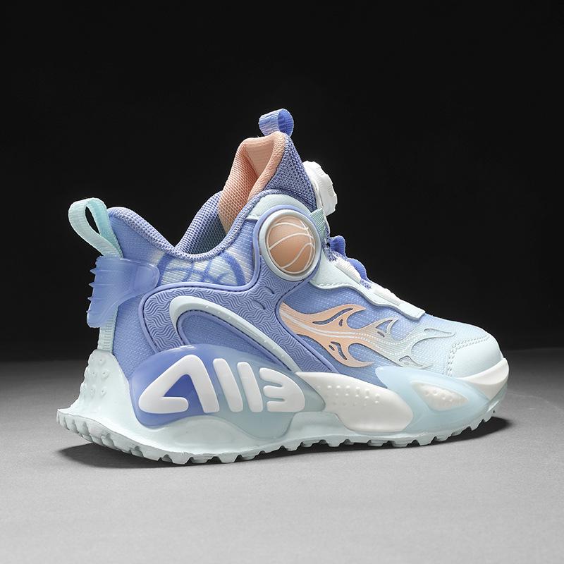 Limited Edition Year of the Snake 2025 Red Boys  Basketball Shoes - New Autumn Breathable Mesh Style 35