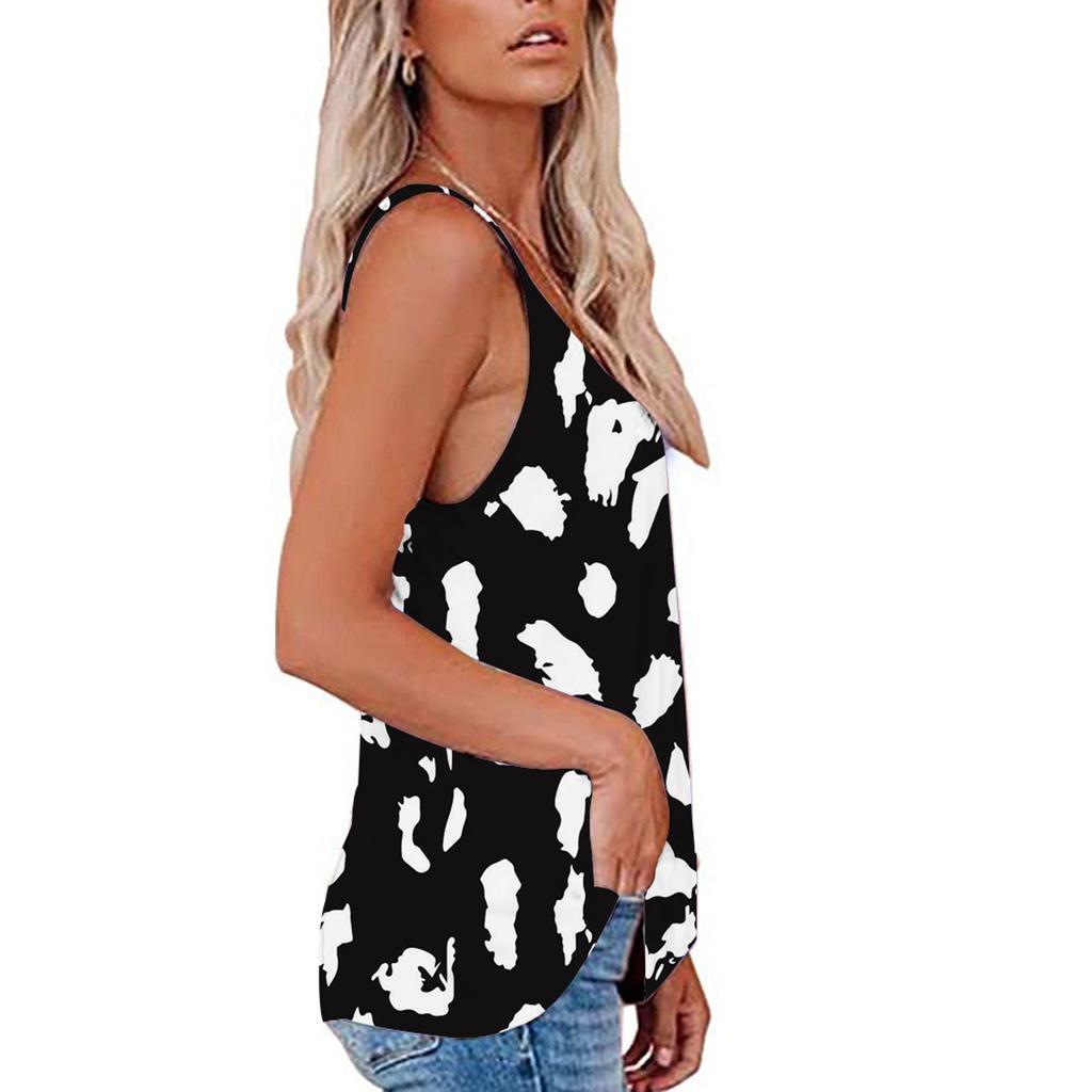 Women'sTops Summer Leopard Print Basic Sexy Camisoles Vests Tops