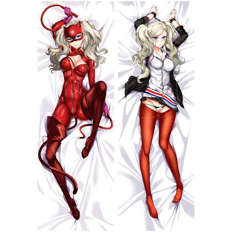 60x180cm Anime PSP Game Persona 5 Pillow Cover P5 Dakimakura Case Tricot 3D Double-sided Bedding Hugging Body Pillowcase