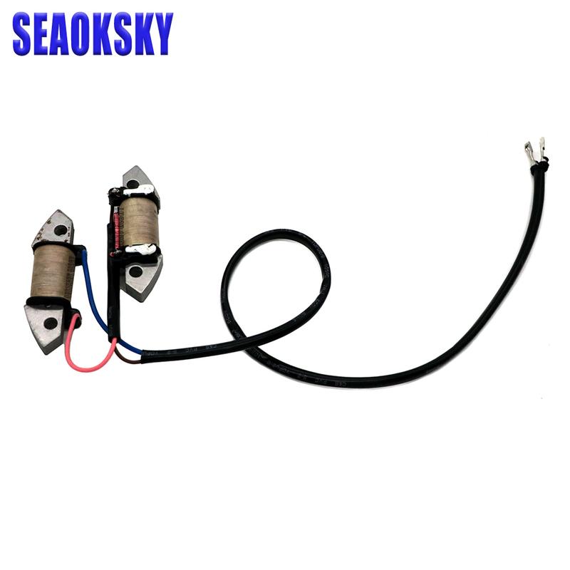 Charge Coil 66T-85520-00 for Yamaha 2 Stroke 40HP Boat Motor чёрный