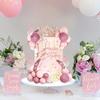 Balls Cake Toppers Happy Birthday Crown Tiara Cake Toppers for Birthday Wedding Baby Shower Party Decorations