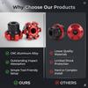 2pcs Falling Protection Front Fork Crash Protectors 6-Hole CNC Aluminum Sliders  Electric Scooters