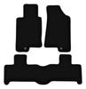 BASIC Black Velour Floor Mats For: Hummer H3 SUV (2005-2010)