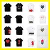 Cotton Short Sleeve T-Shirt With Embroidered Heart Design Unisex Casual Top Cycling Leisure Wear