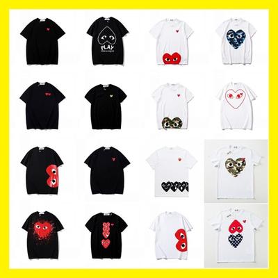 Tricou Bumbac cu Mânecă Scurtă cu Design Inimă Brodată Unisex Top Casual Îmbrăcăminte Casual pentru Ciclism