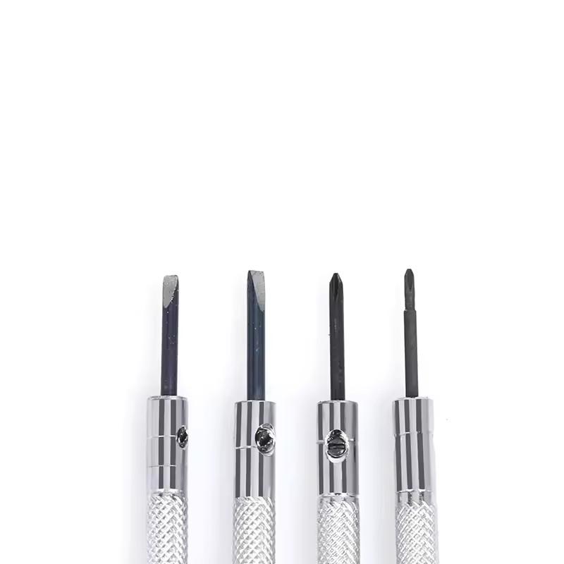 9pcs Stainless Steel Precision Screwdriver Set Watch Repair Tool Kit for Watchmaker Watch Glasses Flat Blade Assort Slotted Tool