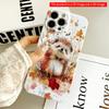 2DFlat Adorable Hedgehog Amid Autumn Leaves All Inclusive Film Hard iPhone Case, Compatible with iPhone 18 Pro Max 17 16 15 14 13 12 11