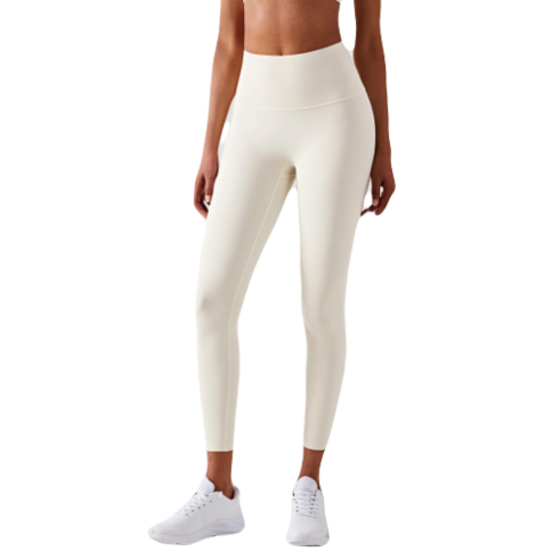 

Компрессионные леггинсы для йоги Yoga Nude Saunners+ для женщин, леггинсы с высокой талией, эластичные, влагоотводящие, быстросохнущие, спортивная одежда, одежда, формирующие ягодицы, слоновая кость