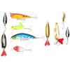Sequins Fishing Lure Kit Mini Reusable Artificial Bait with Hook Fishing Accessory