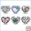 Charm Copper Heart Clover Star Moon Butterfly Tree Of Life Interval 3Mm Diy Exquisite Jewelry Gift Making